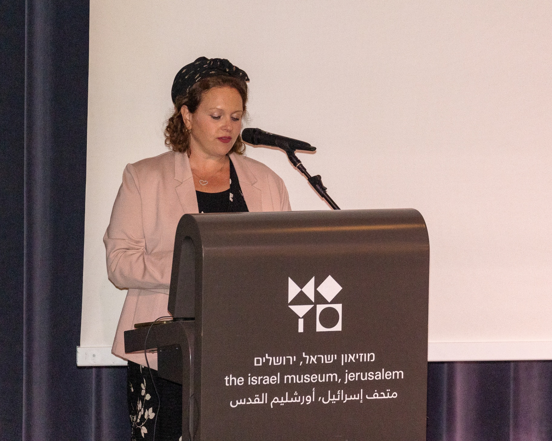 Speaking at the Israel Museum, Jerusalem
