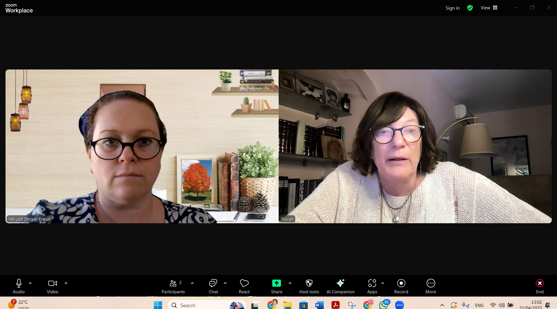 Author interview with Yiscah